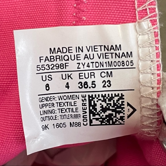 Converse Women's Chuck Taylor All Star Digital Floral Ox Basketball Shoe - Picture 11 of 11